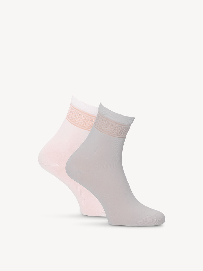 Socks 2-pack - white, light grey/
white, hi-res