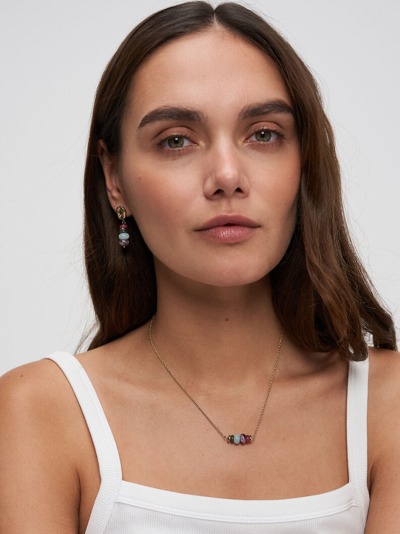 Necklace - gold, gold, hi-res