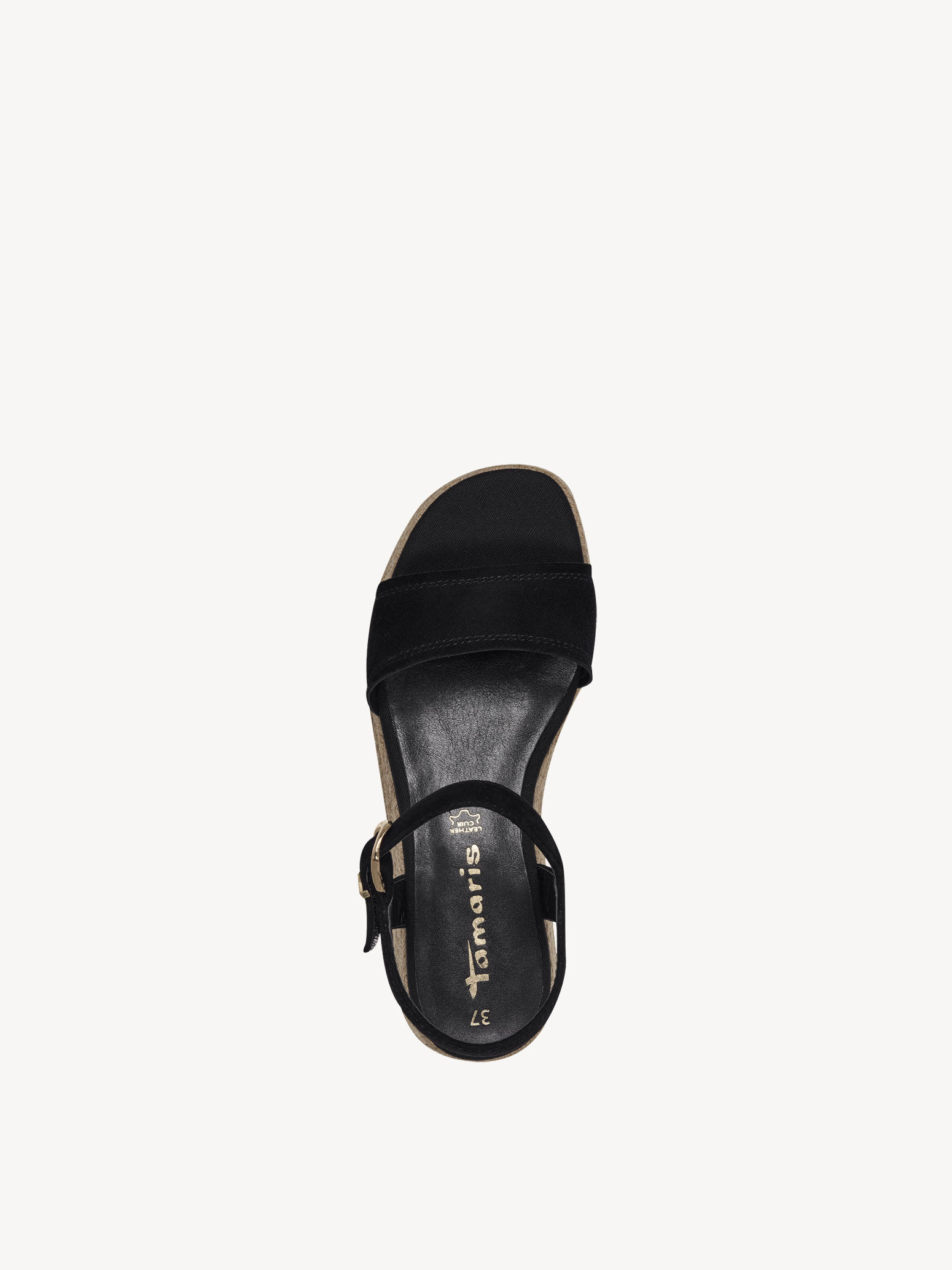 Ledersandalette - schwarz 1-28061-42-001: Tamaris Sandalen online 