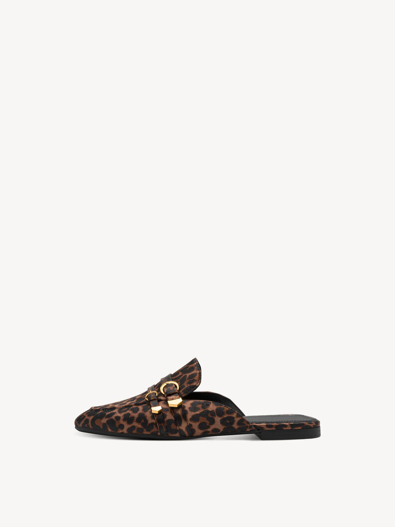 Heeled sandal - brown, LEOPARD, hi-res