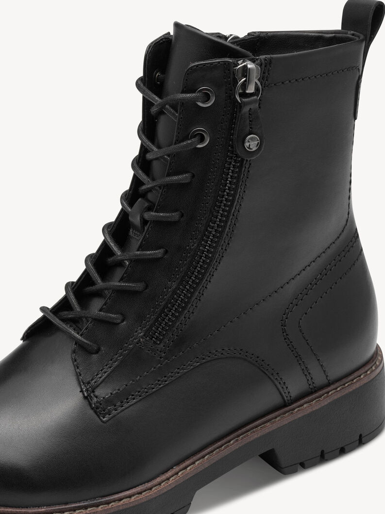 Stiefelette - schwarz, BLACK LEATHER, hi-res