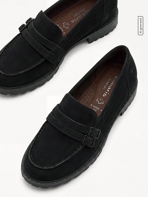 Slipper, BLACK SUEDE, hi-res