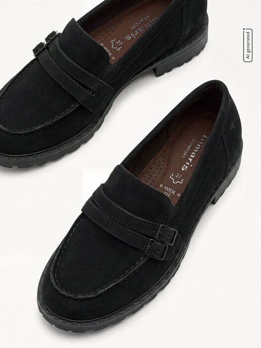 Instappers, BLACK SUEDE, hi-res
