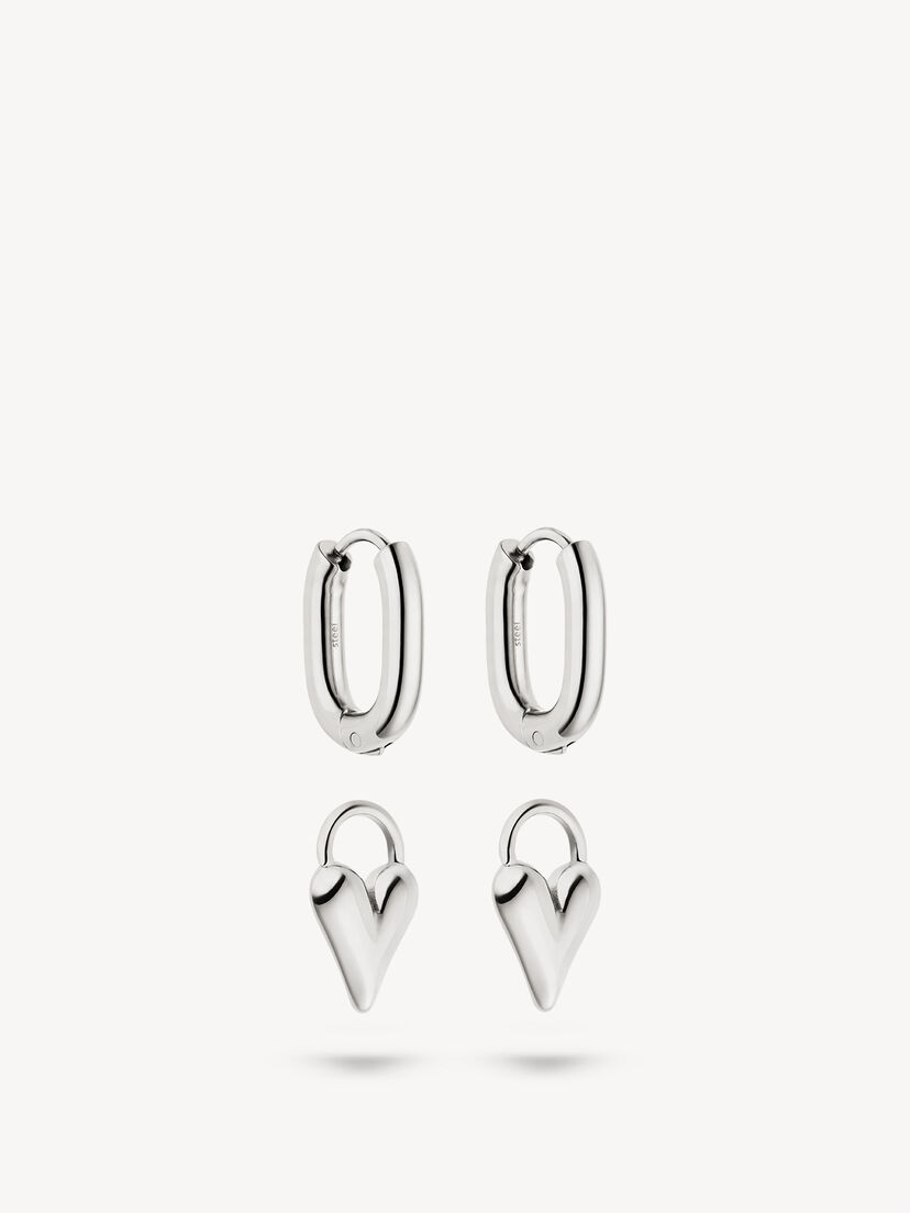 Creolen - zilver, zilver, hi-res