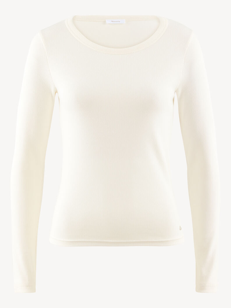 Langarmshirt, Bright White, hi-res