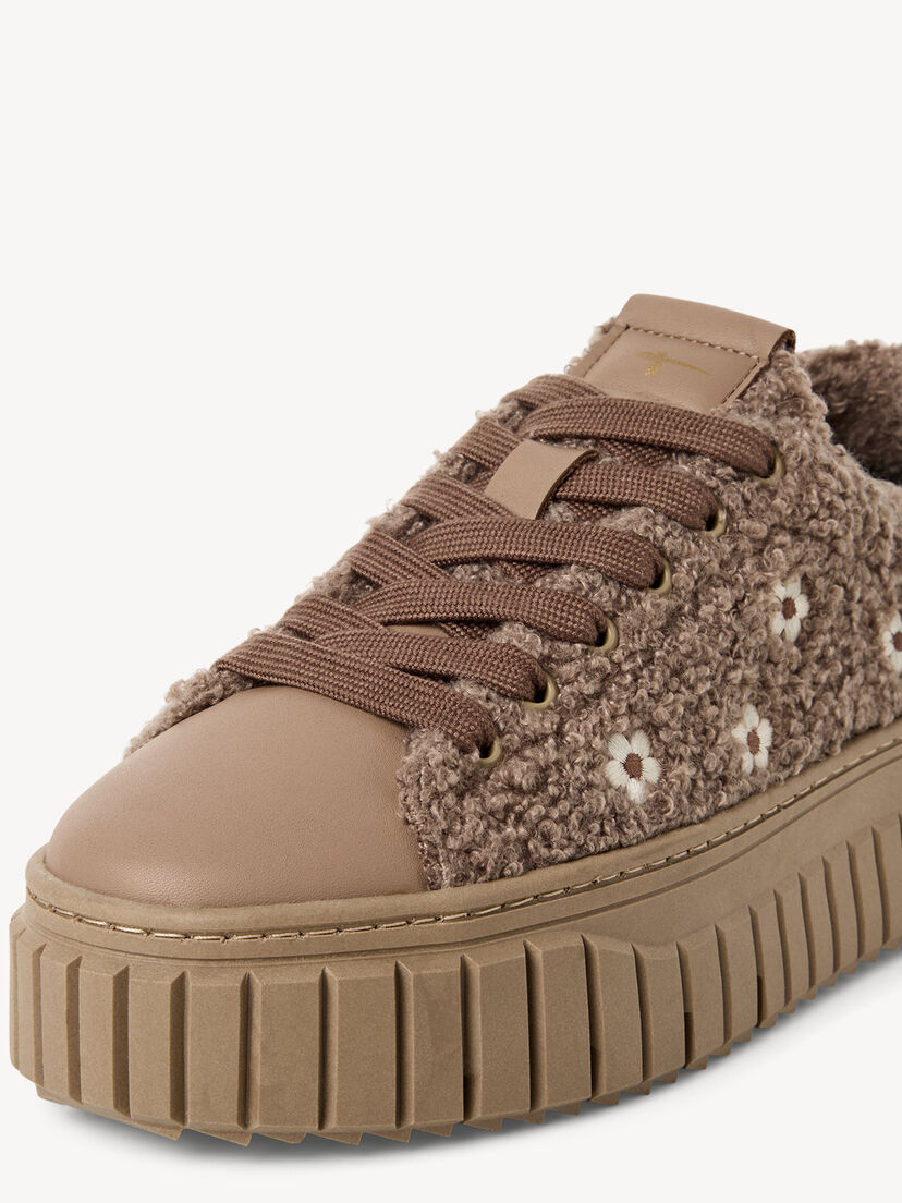 Sneaker, TAUPE/FLOWER, hi-res