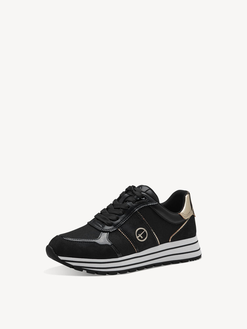 Sneaker - schwarz, BLACK/GOLD, hi-res