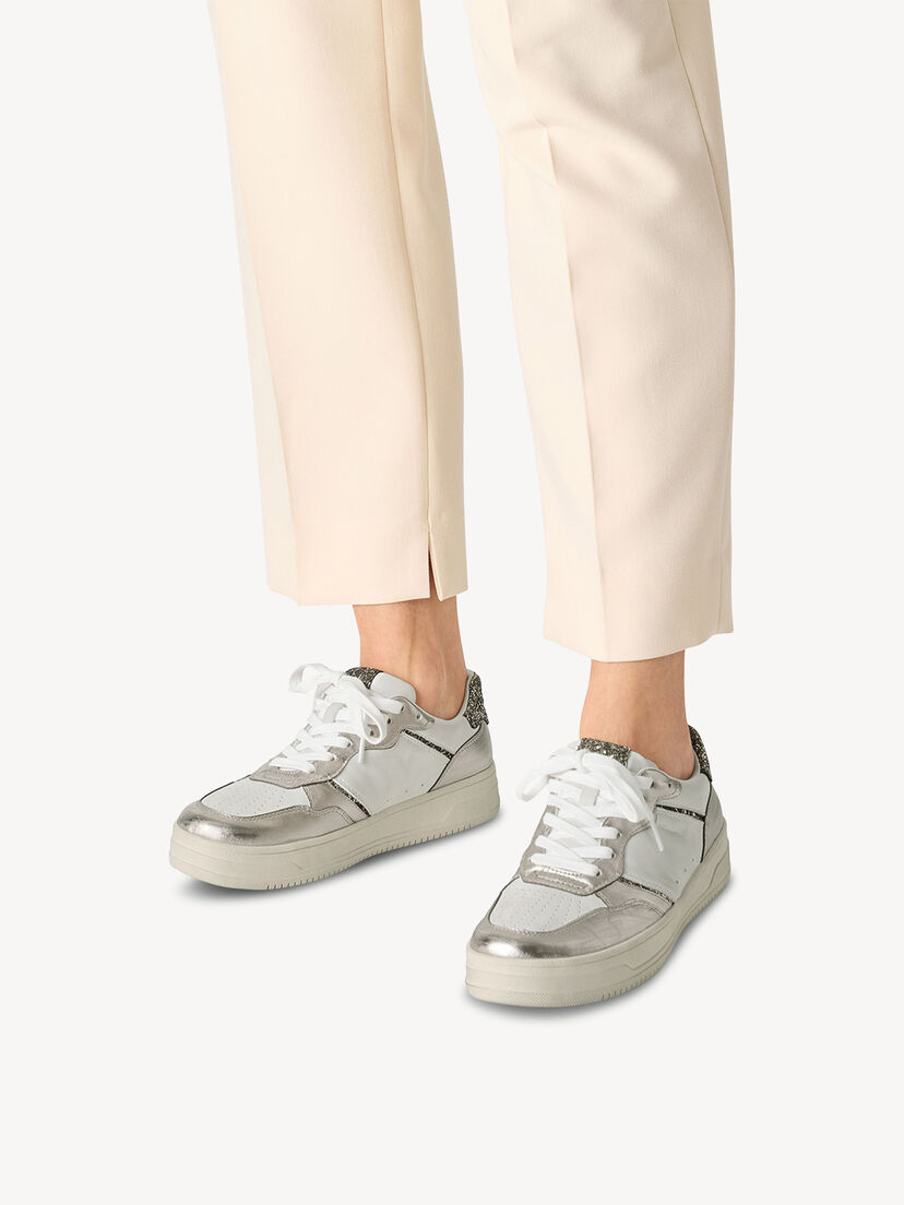 Sneaker - metallic, PEWTER COMB, hi-res