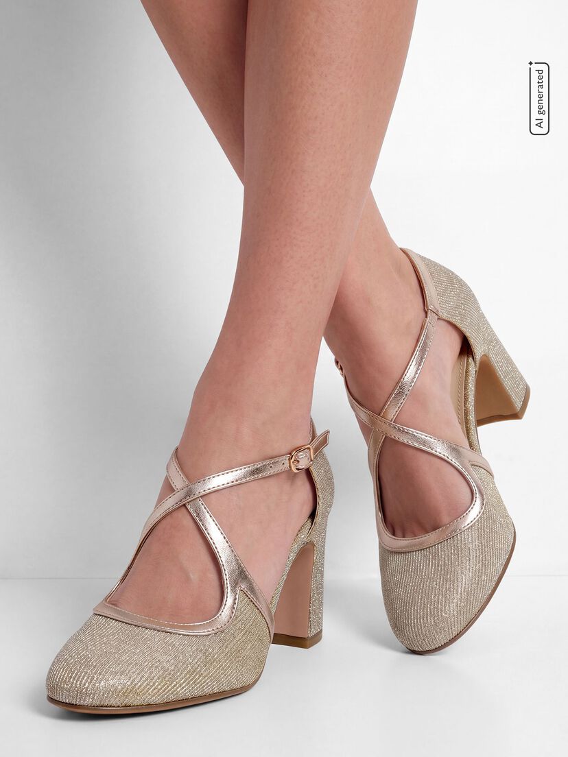 Pumps, LT.GOLD GLAM, hi-res