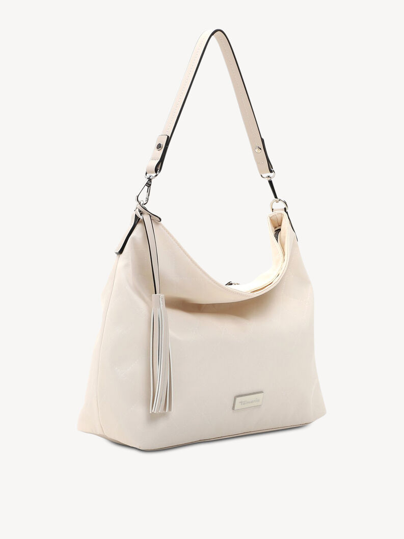 Handtasche - beige, beige satin, hi-res