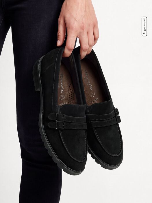 Instappers, BLACK SUEDE, hi-res