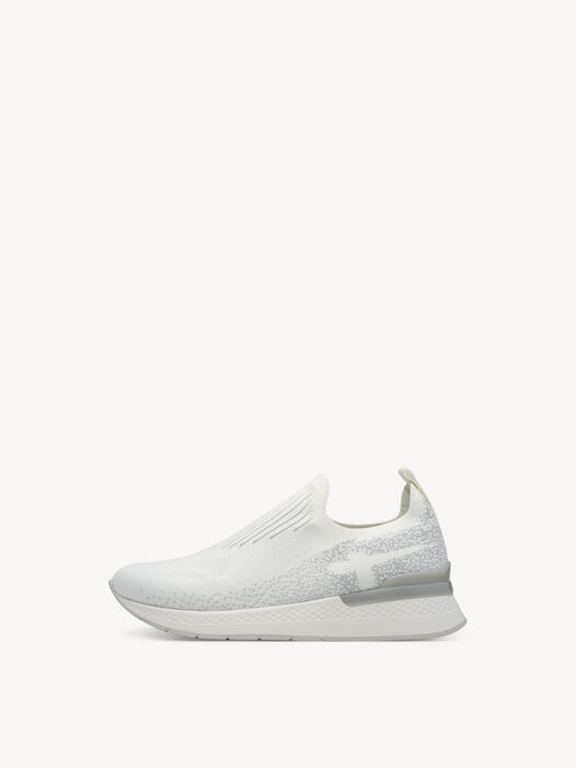 Sneaker, WHITE/SILVER, hi-res
