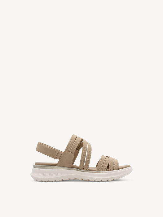 Sandaal, BEIGE/GOLD, hi-res