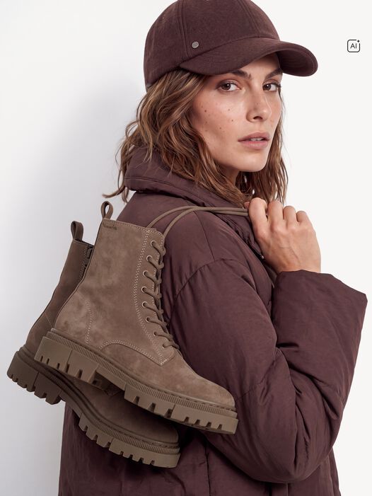 Enkellaarsje, TAUPE, hi-res
