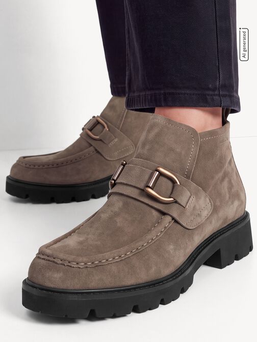 Bottine, TAUPE SUEDE, hi-res