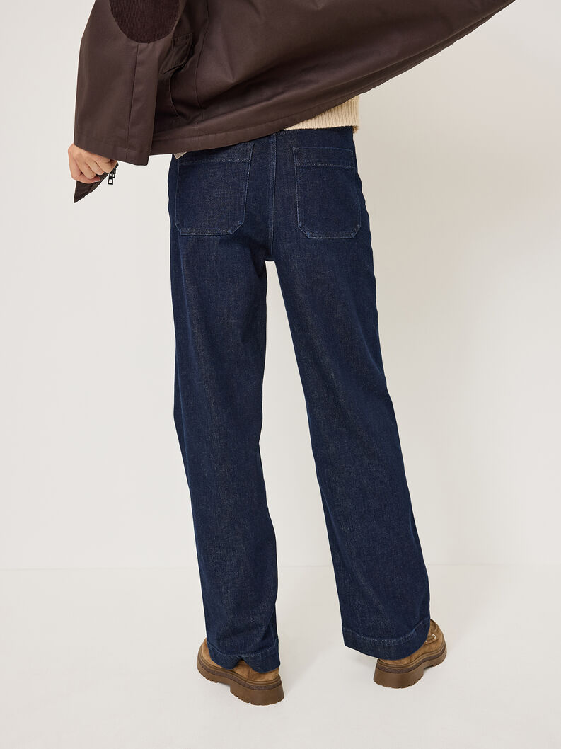 Jeans, Dark Blue Denim, hi-res