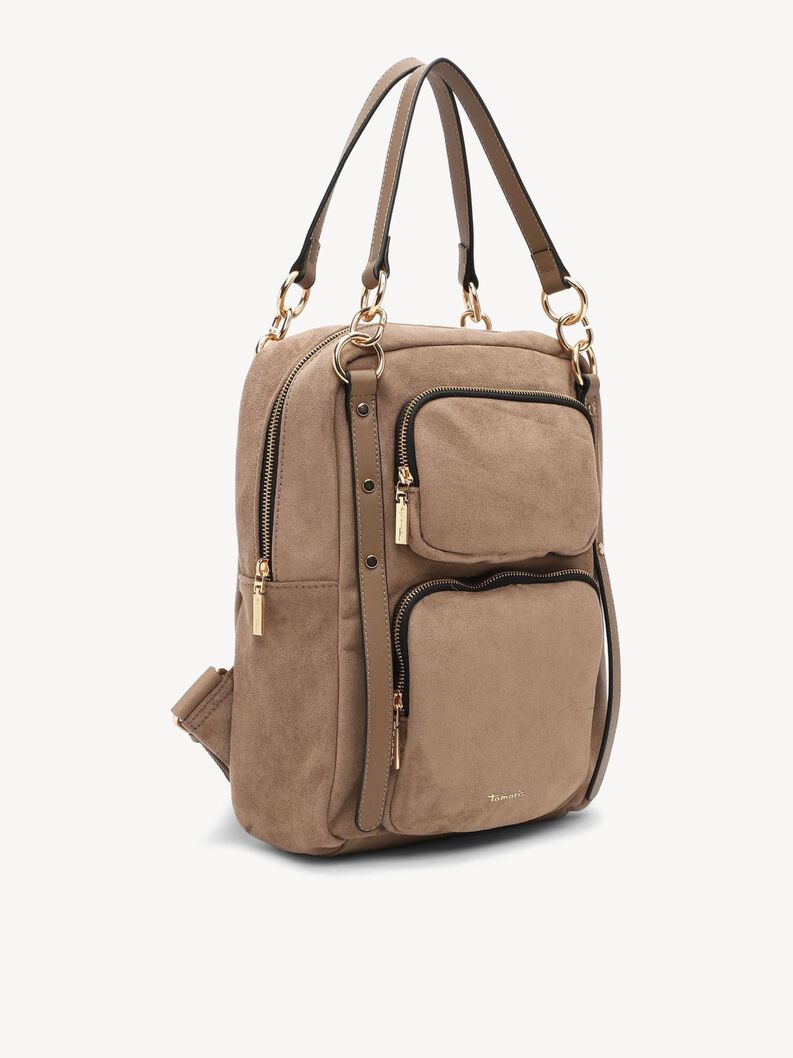 Rucksack - beige, darktaupe, hi-res