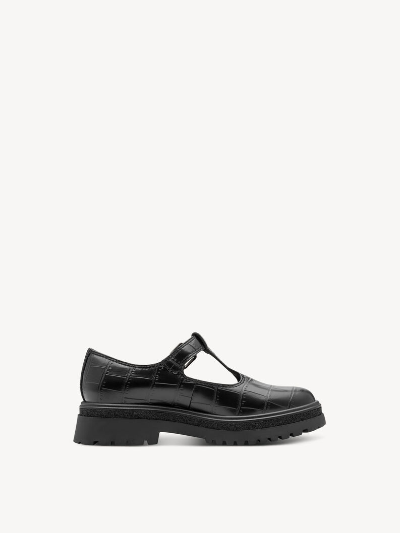 Slipper - schwarz, BLACK CROCO, hi-res