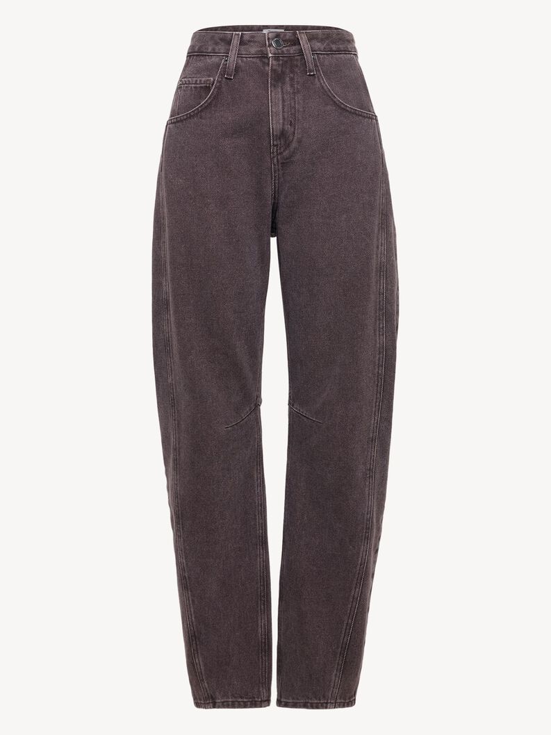 Trousers - brown, Mid Brown, hi-res