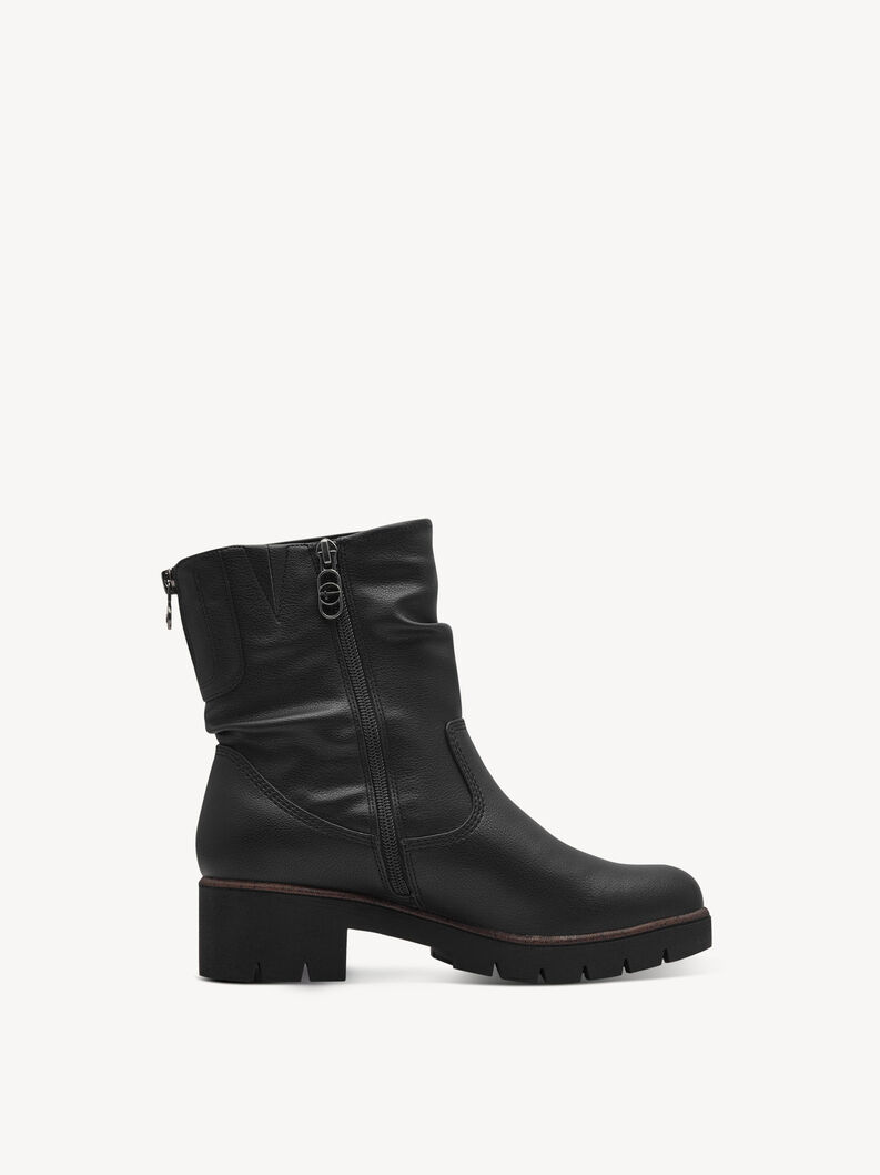 Stiefelette - schwarz Warmfutter, BLACK, hi-res