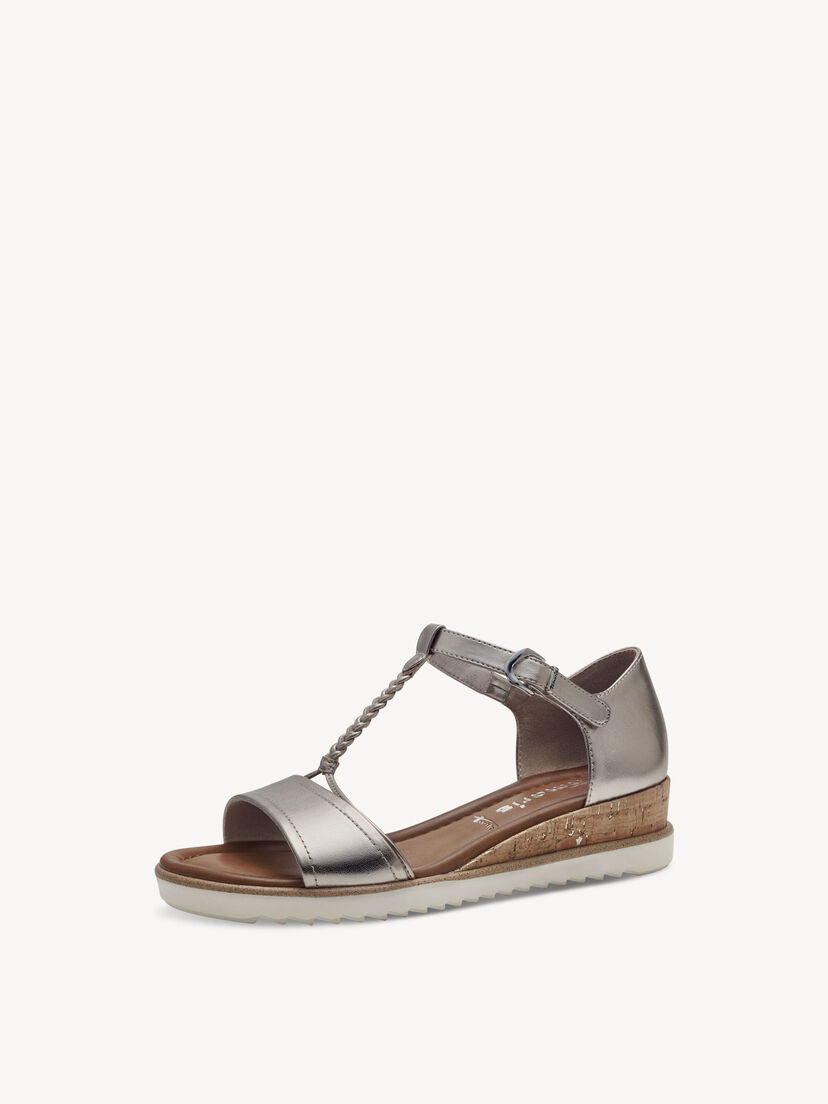 Sandaaltje - goud, LIGHT GOLD, hi-res