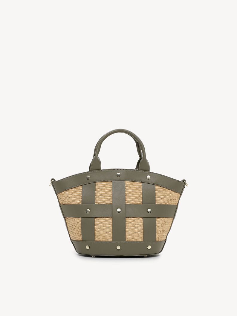 Shopping bag - green, khaki, hi-res