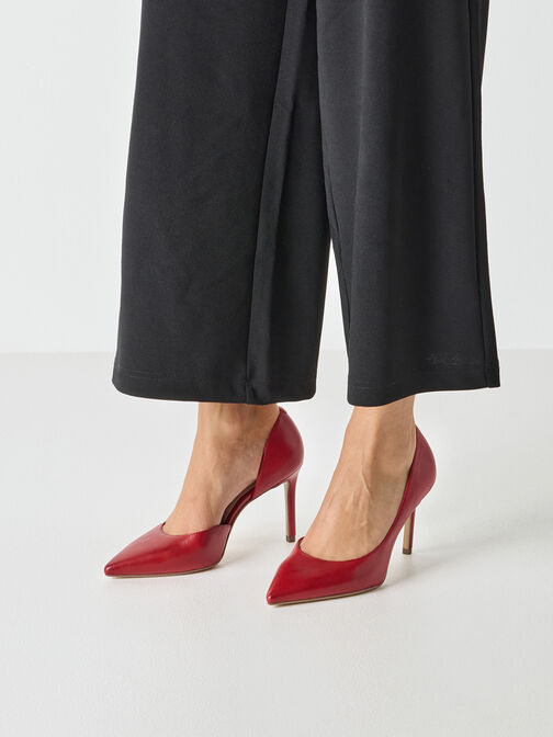Pumps, RED, hi-res