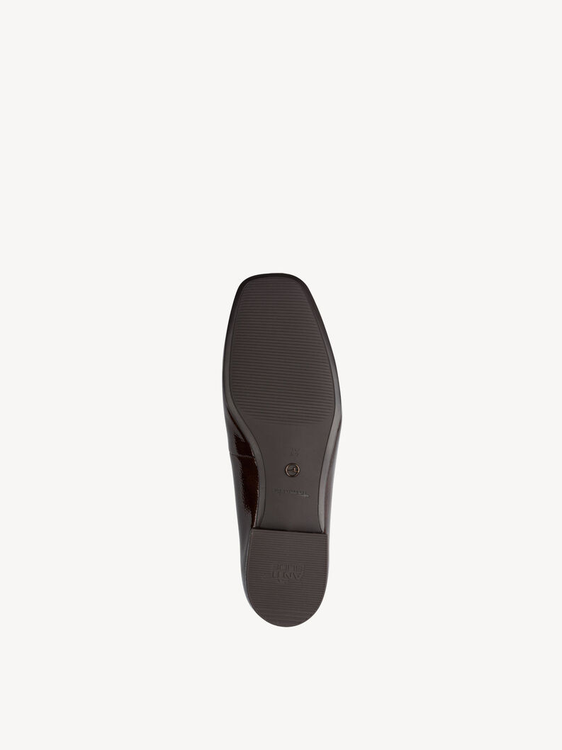 Ballerine - marron, BROWN PATENT, hi-res
