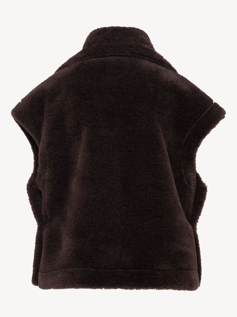Teddyvest - bruin, Mol&eacute;, hi-res