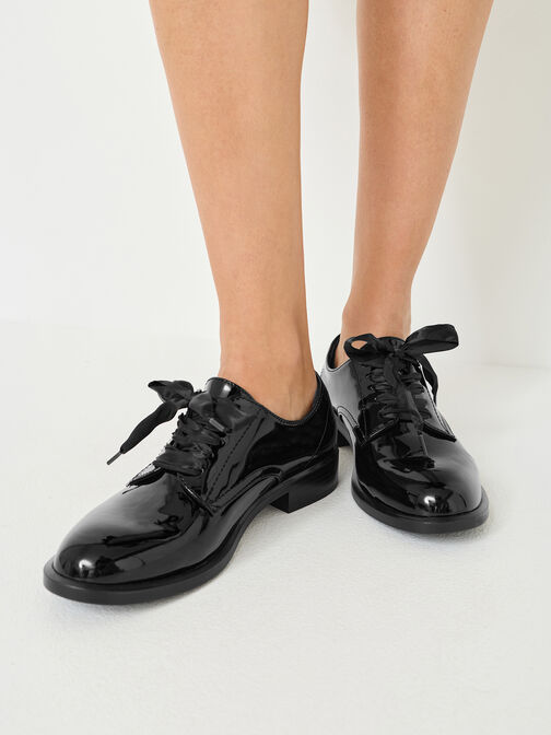 Halbschuh, BLK PATENT UNI, hi-res