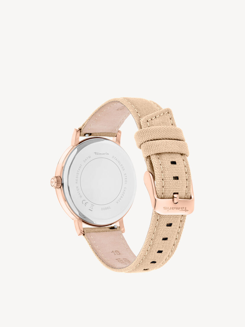 Horloge - beige, beige, hi-res
