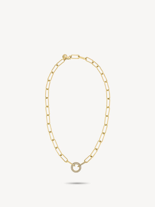 Halskettinge, goud, hi-res