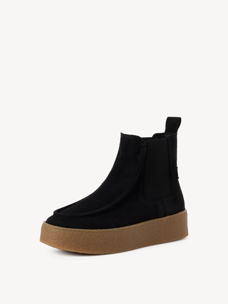 Leather Chelsea boot - black, BLACK, hi-res
