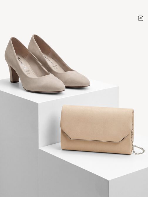Clutch, beige, hi-res