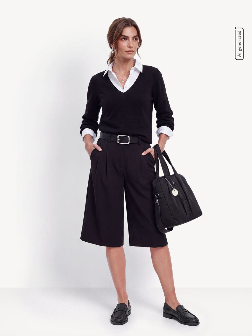 Leren Instappers - zwart, BLACK LEATHER, hi-res