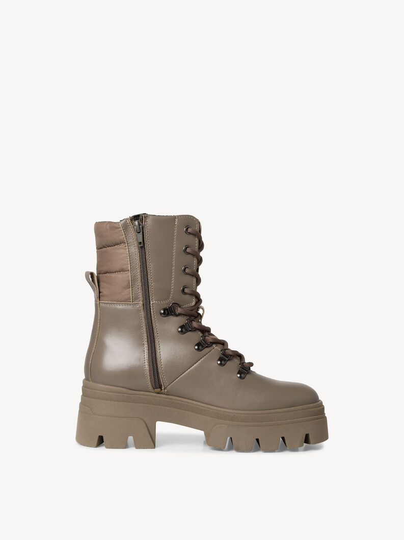 Leather Bootie - green, SAGE, hi-res