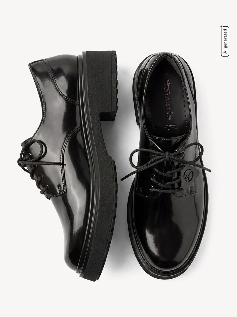 Low shoes, BLACK, hi-res