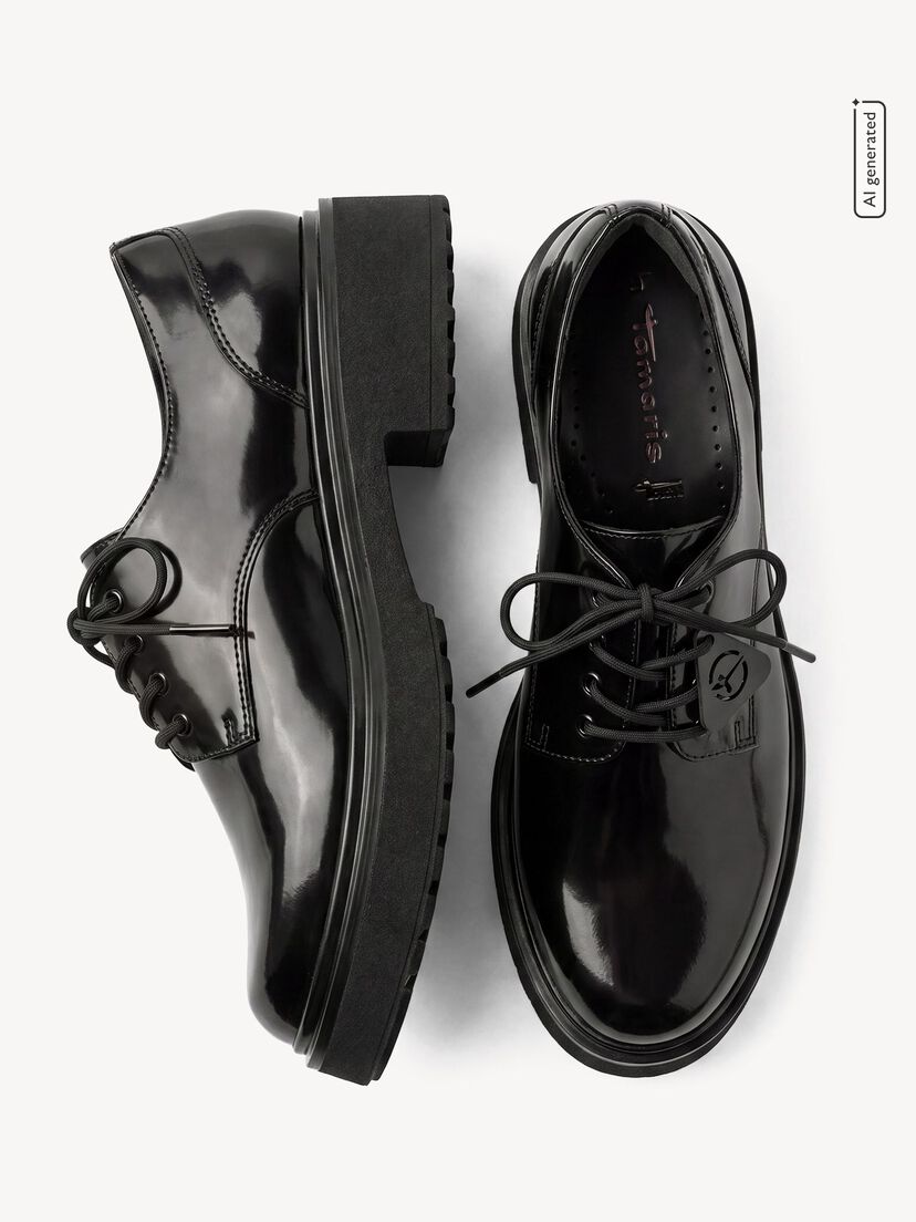 Lage schoen, BLACK, hi-res