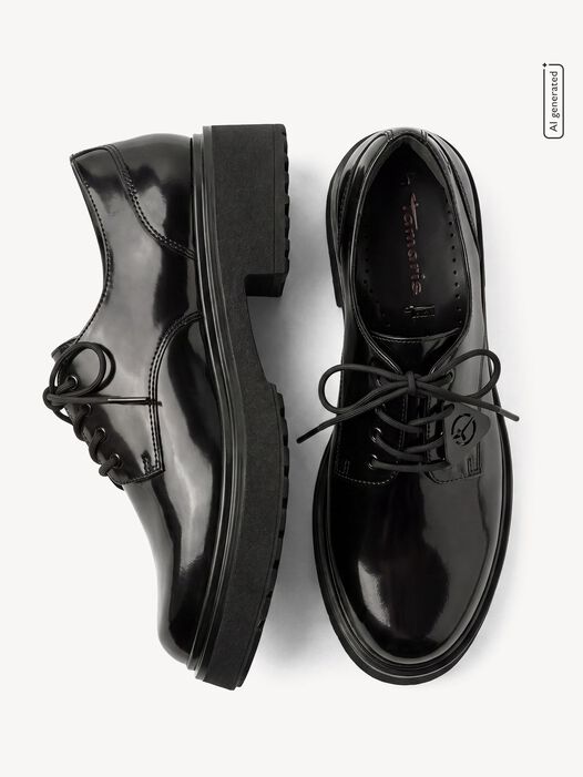 Lage schoen, BLACK, hi-res