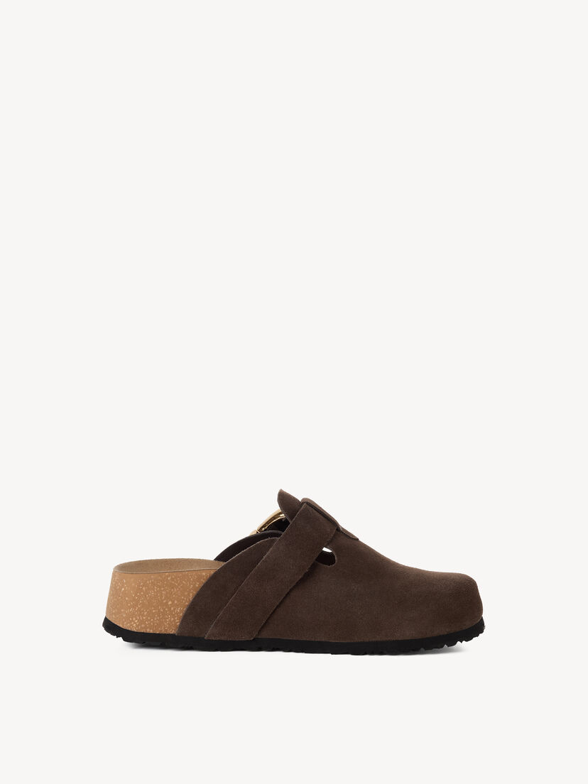 Leren Slipper - bruin, 304, hi-res