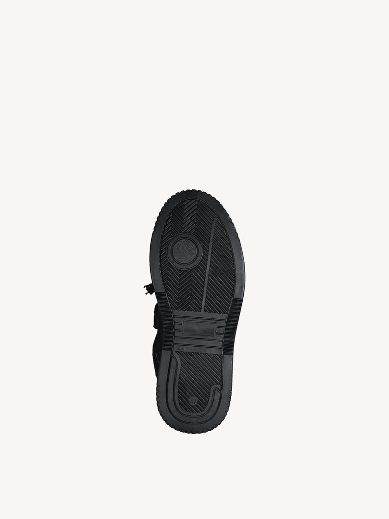 Leather Bootie - black warm lining, BLACK COMB, hi-res