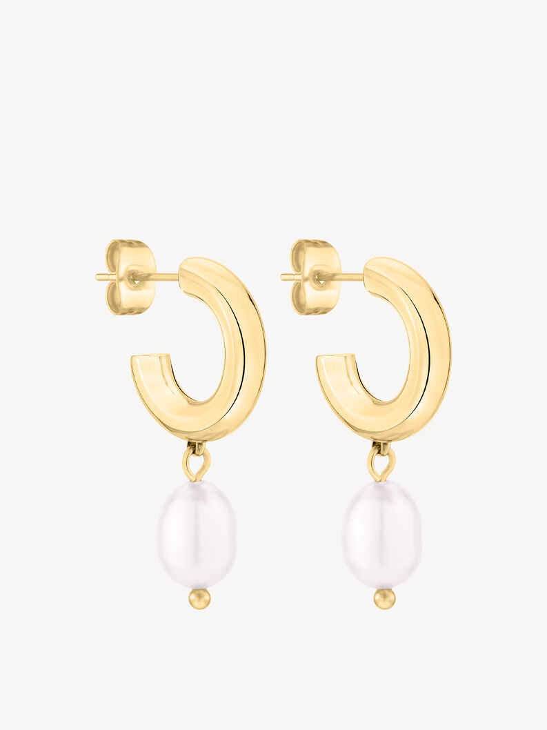 Creole earring - gold, gold, hi-res