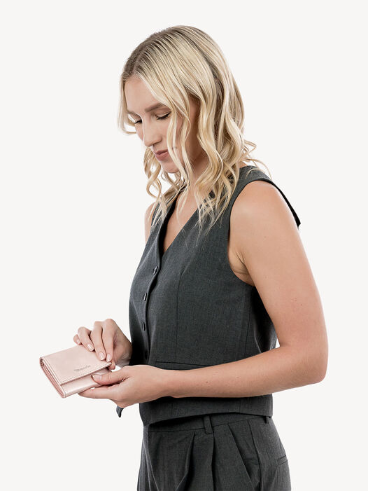 Portemonnee, pink salt, hi-res