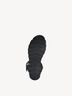 Leather Heeled sandal - black, BLACK LEATHER, hi-res