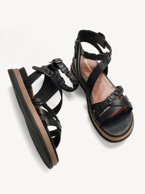 Sandaletter, BLACK, hi-res