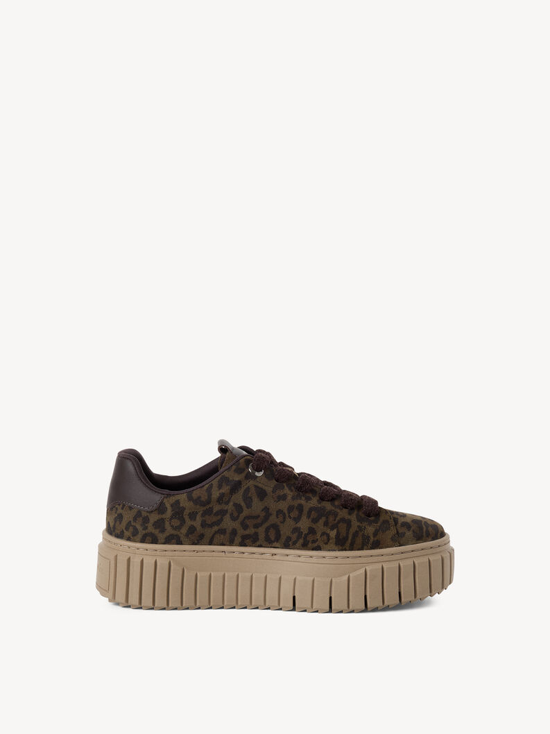 Ledersneaker - gr&uuml;n, OLIVE LEOPARD, hi-res