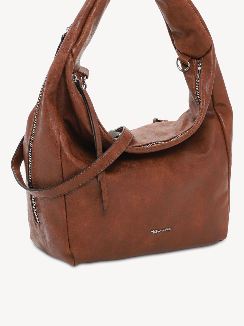 Handtas - bruin, cognac, hi-res