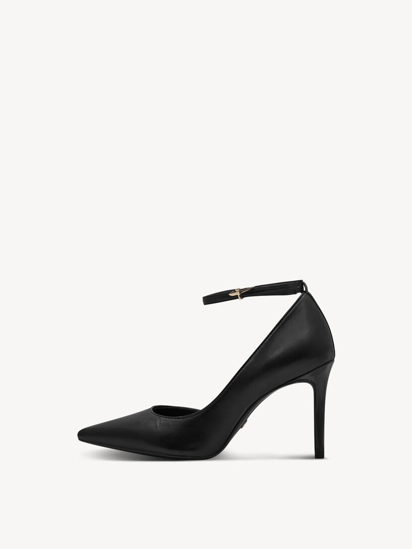 Pumps - zwart, BLACK LEATHER, hi-res