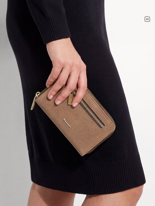 Wallet, darktaupe, hi-res