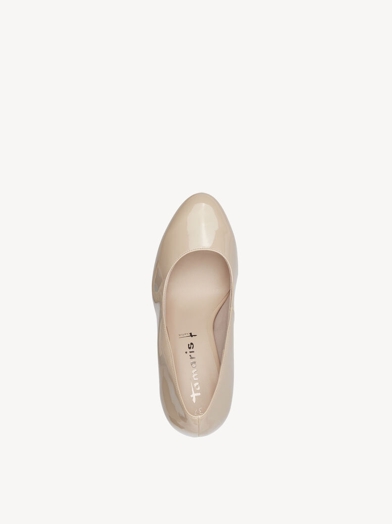 Pumps - beige, BEIGE PATENT, hi-res